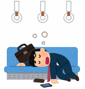 電車で寝れる奴って凄いと思う…..
