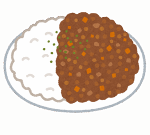 キーマカレーとスパゲティって絶対合うのに