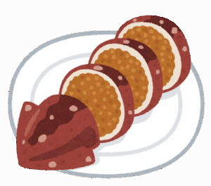 ６０~７０点くらいのイカ料理　←　なにそうぞうした？