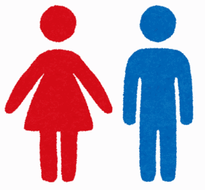 【トイレの記号】「青は男、赤は女という決めつけは良くない」「スカートは女、ズボンは男のシルエットも決めつけ」の声に浮上した「左右固定」案