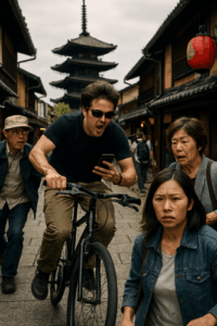 「危ない！」古都京都を縦横無尽に走る暴走自転車相次ぐ　通行禁止エリアに侵入も…