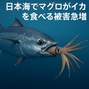 日本海でマグロがイカを食べる被害急増　操業場所を青森沖に変え平年並みの漁獲量に　酒田のイカ釣漁船