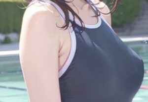ストレッチ中の水泳部の女子高生、ワキがえっちすぎwwwwww