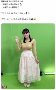 【画像】最近のお天気お姉さん、エッチ・ザ・セ●クスｗｗｗｗ