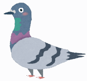 鳩「はえー人間や大きいなぁ….」ﾄｺﾄｺ……