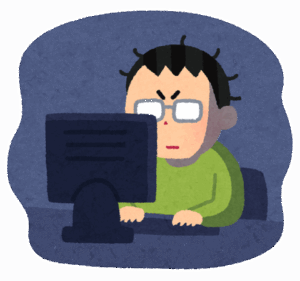 ゲームプログラミングして、企画もして、絵も描いて、音は拾ってきてゲーム作ってるけど