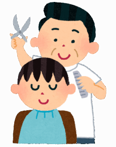 床屋さん「アハハハ！面白いっすねー！」前の客「そうなんすよ」