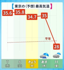【悲報】東京の気温、狂う