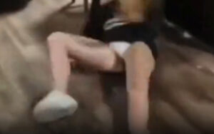 【動画】女さん、平等パンチによりパンツ丸出しで逝くｗｗｗｗｗｗｗｗｗ