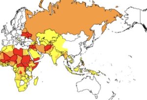 渡航がキケンな『海外の国』一覧がこちらwwwwwwwww