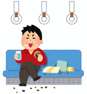 電車の中でクソ迷惑なやつで打線組んだ