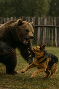 屋外にいた飼い犬、クマに襲われる　住宅のカーテン引き裂く…