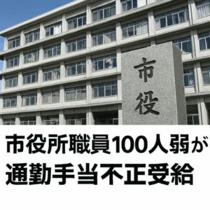 市役所職員100人弱が通勤手当不正受給か… 1671万円返金　バス通勤手当受け取り徒歩通勤も…