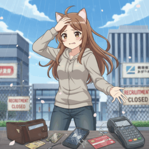 銀行口座売ったせいで就職もできずクレカも電子マネーも何もかも使えない奴おる？
