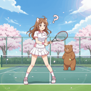 【ﾆｬｰ】ネコをクマと見間違え？　高校テニスコートで目撃　福島