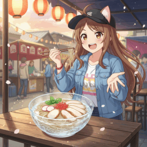 【画像】「水ラーメン」食うでww透き通ってる