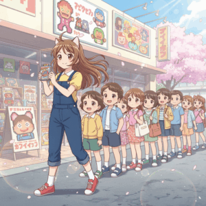 【悲報】昭和キッズたかだかゲームソフトを買うために行列を作ってしまう