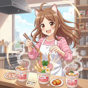 【至急】サッポロ一番塩ラーメンのカのアレンジ方法
