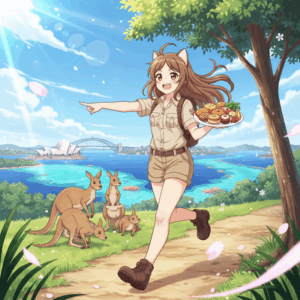 オーストラリア(観光S、食べ物S、広さS、自然S)←この国