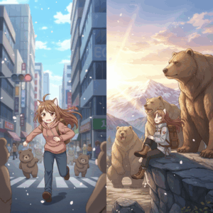 【悲報】街に出る熊、追い出された雑魚だった。真に強い熊は山にいる模様