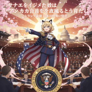 トランプ大統領 日本の野党に警告『サナエをイジメた奴はアメリカ合衆国を敵に回すという事だ』