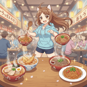 ラーメン、そば、うどん、パスタの中で最弱なのは
