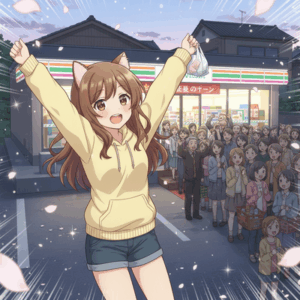 ド田舎、村で初めてのコンビニに頃到&大はしゃぎwww 市長のスピーチまでしてしまうwww