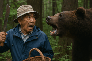 キノコ採りの60代男性がクマに襲われケガ　持っていたナタで追い払う