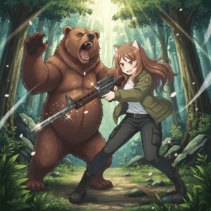 【朗報】弁護士「自衛隊はクマに発砲できないが、銃剣で倒せばいい」