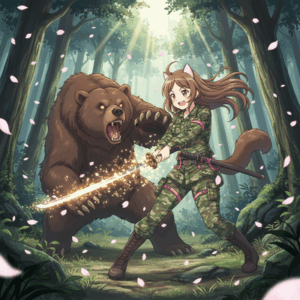 【朗報】元自衛官「クマに銃を使えない？剣で殺せますよw」