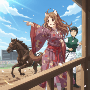 秋篠宮紀子「け、けいそうば😳！」武豊「？？」