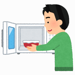 ワイ「電子レンジで600W2分40秒か……」
