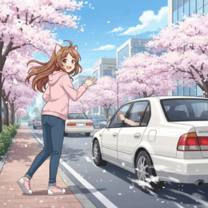ワイ「あっ、…車線譲ってくれた…」