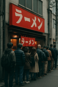 ラーメン屋の行列とか言う底辺集団