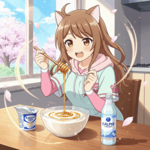 ヨーグルトハチミツがけ、旨すぎる