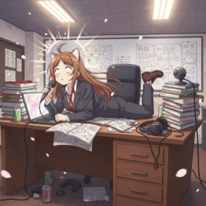 「僕、端的に言うと全て理解したんですよ」生配信で机に寝転がり… “悟り開いた”YouTuberスーツの“奇行”に心配の声