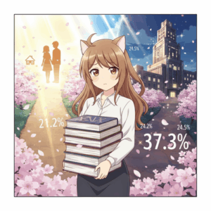 【悲報】女は高学歴ほどモテないｗｗｗ　未婚率37.3%に