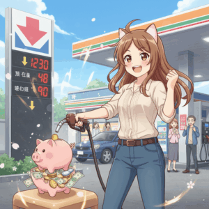 【朗報】ガソリン、ひょっとすると年内に安くなるぞ