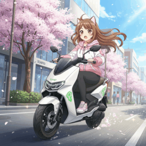 猪狩ともか、「Luup」の電動新車両に「これほぼバイクでは！？これで免許不要ってまじですか？」
