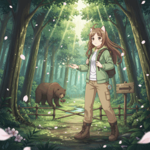 クマさんと共存していくためには森の自然を回復させて、人間が安易に森に立ち入らないようにすべきだと思った