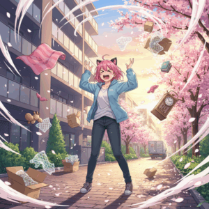 フリマで買った荷物置き配設定してたら風で吹き飛んだっぽくてワロタ(´；ω；`)