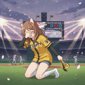 【悲報】セ・リーグ圧倒的王者阪神タイガースさん、ソフトバンクに1勝しかできず終戦