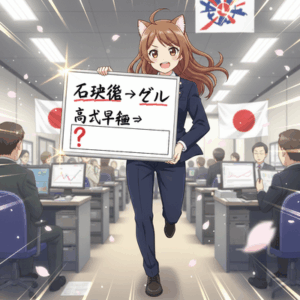 石破茂→ゲル　高市早苗→
