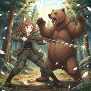 【朗報】ライフルがなくてもクマを銃剣で倒せることが判明