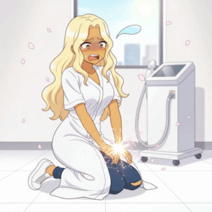 光脱毛して来た。「光は痛くない」って言った奴出てこい