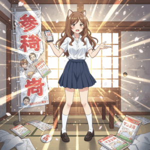 【悲報】JK(16)「参政党支持やめます。理由は神谷さんがマコモ湯売ってたから」