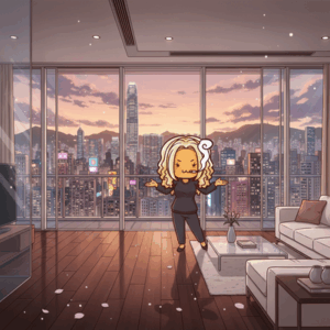 それでは香港タワマンの間取りをご覧ください