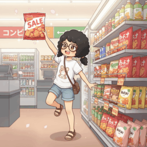 コンビニで安価する