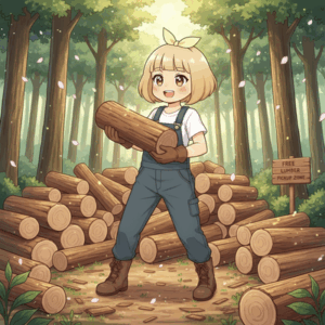 木材を無料で手に入れたい