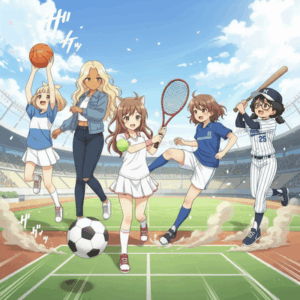 ４大　競技人口増やした漫画　キャプテン翼・スラムダンク・テニスの王子様